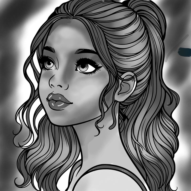 beautiful realistic girl