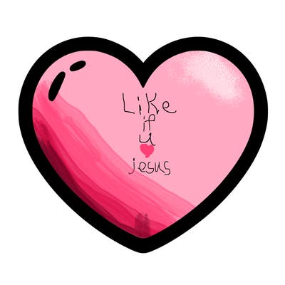 a blank heart