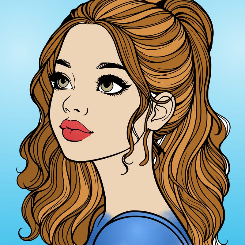 beautiful realistic girl