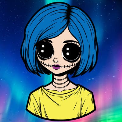 realistic creepy girl