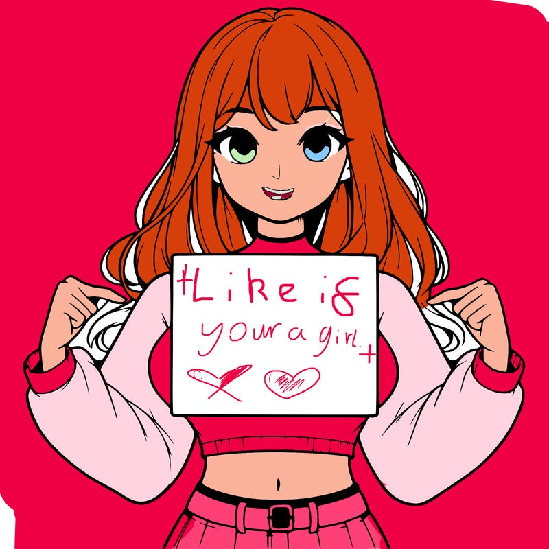 girl holding a blank sign in a long sleeve crop top