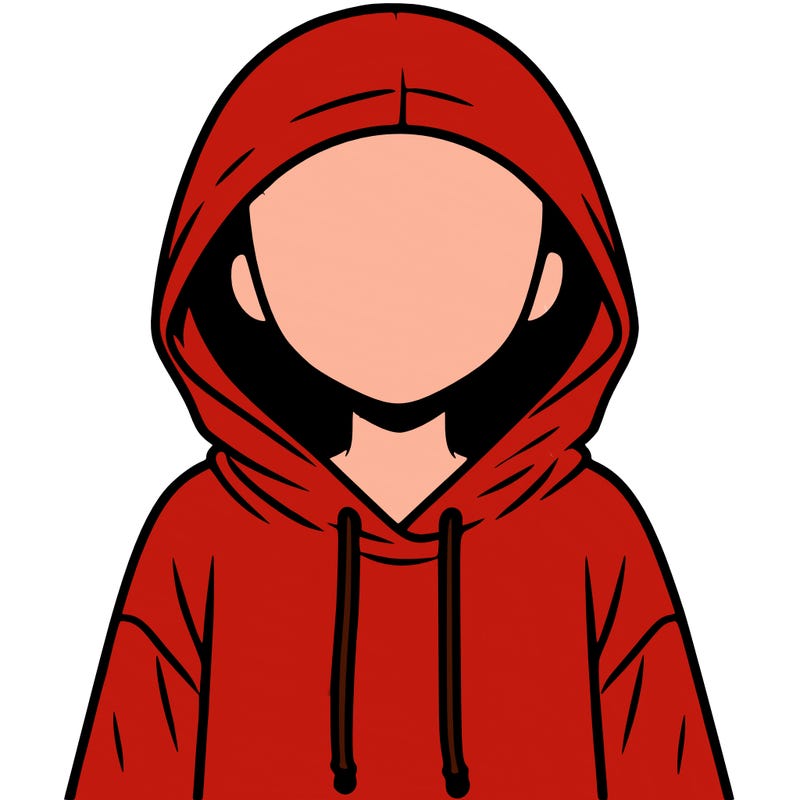 faceless girl in hoodie