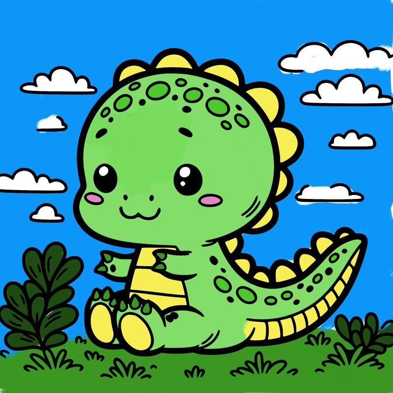 cute adorable dinosaur