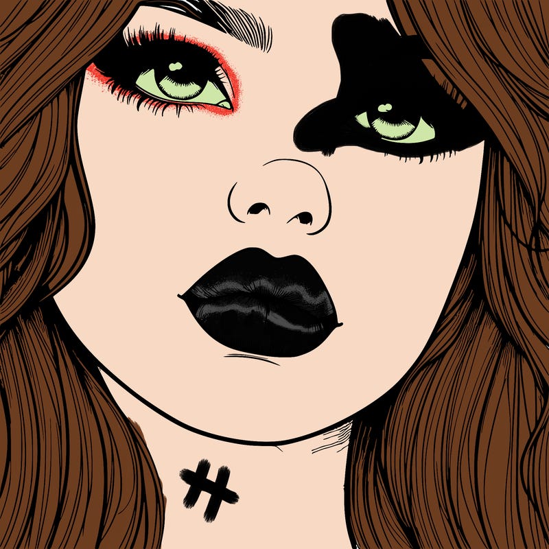 really realistic girl with lips