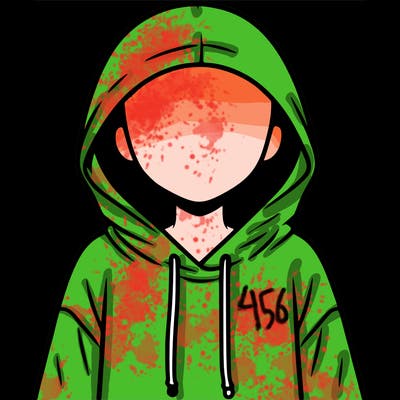 faceless girl in hoodie