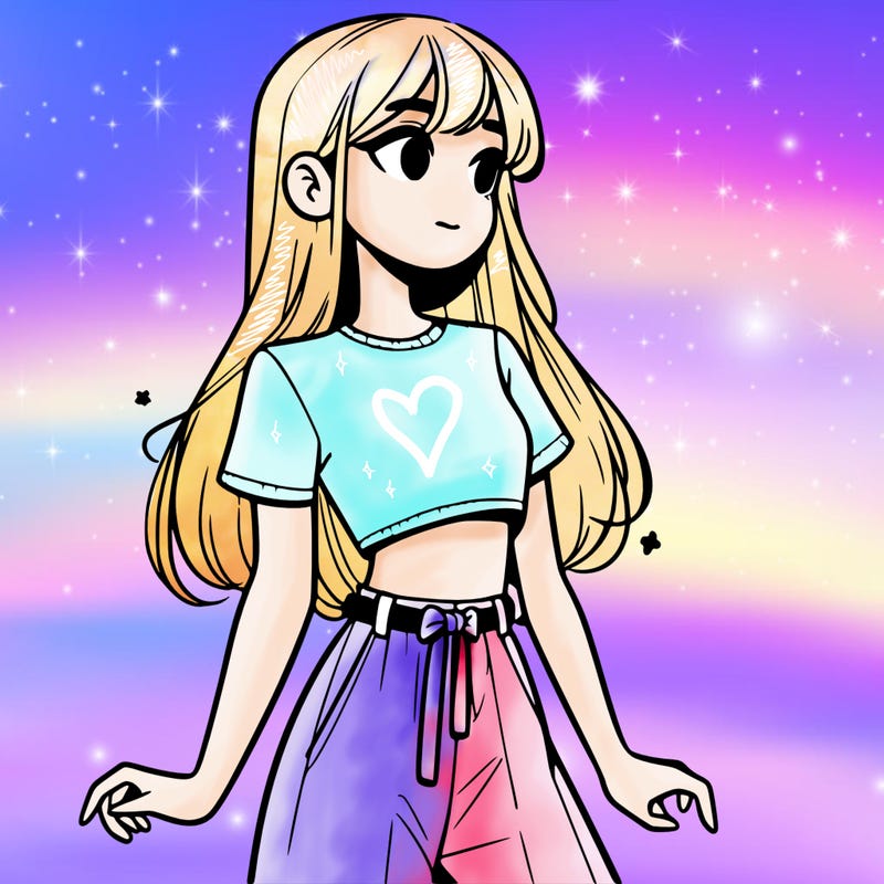 girl in a cute crop top