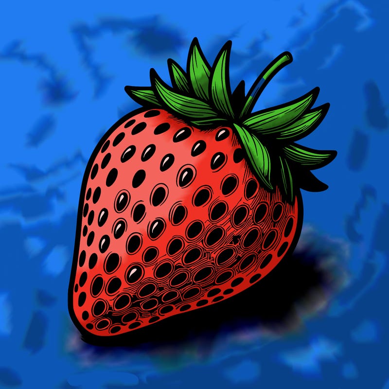 realstic strawberry