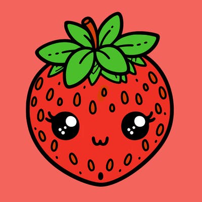 cute strawberry