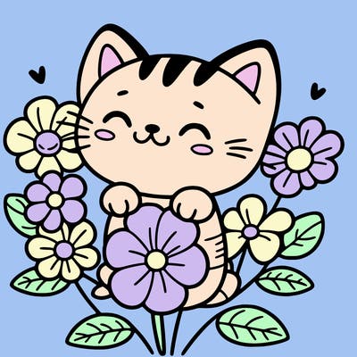 cat flowers