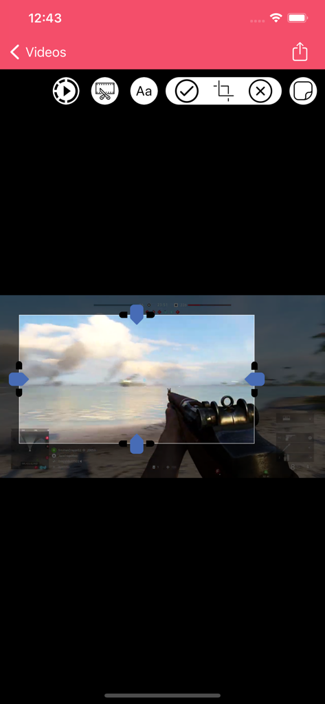 Screen Recorder,Screen Capture - Interfaccia dell'app di registrazione schermo mobile per ritagliare filmati di gioco