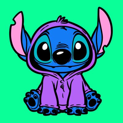 stitch in a dog costume