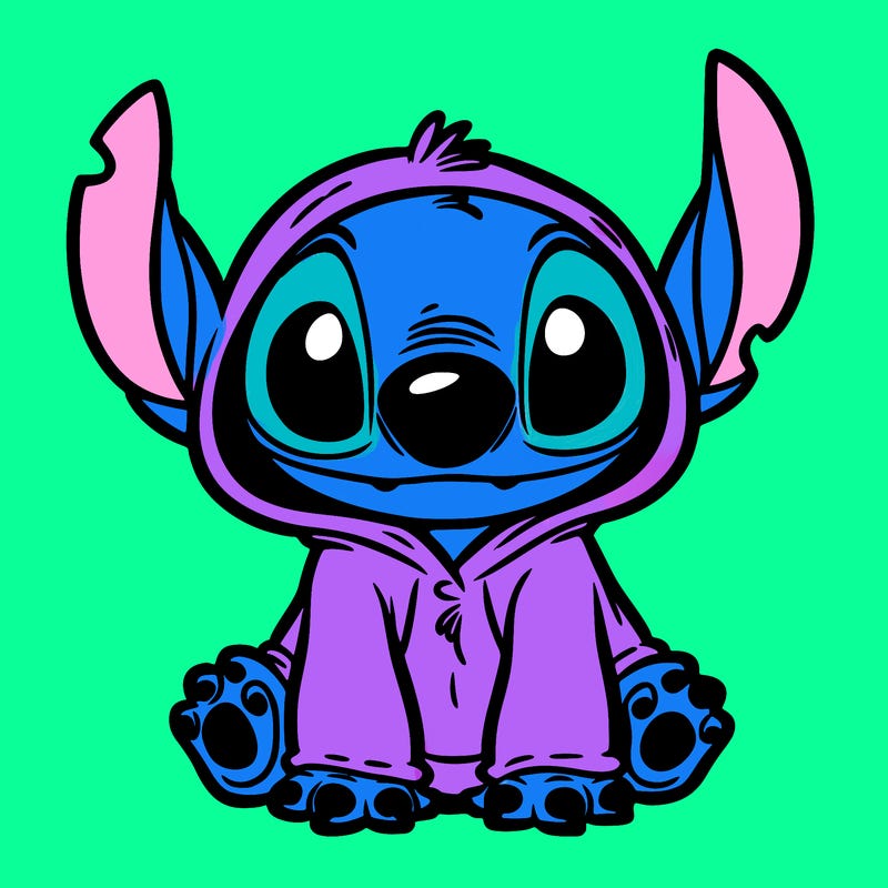 stitch in a dog costume