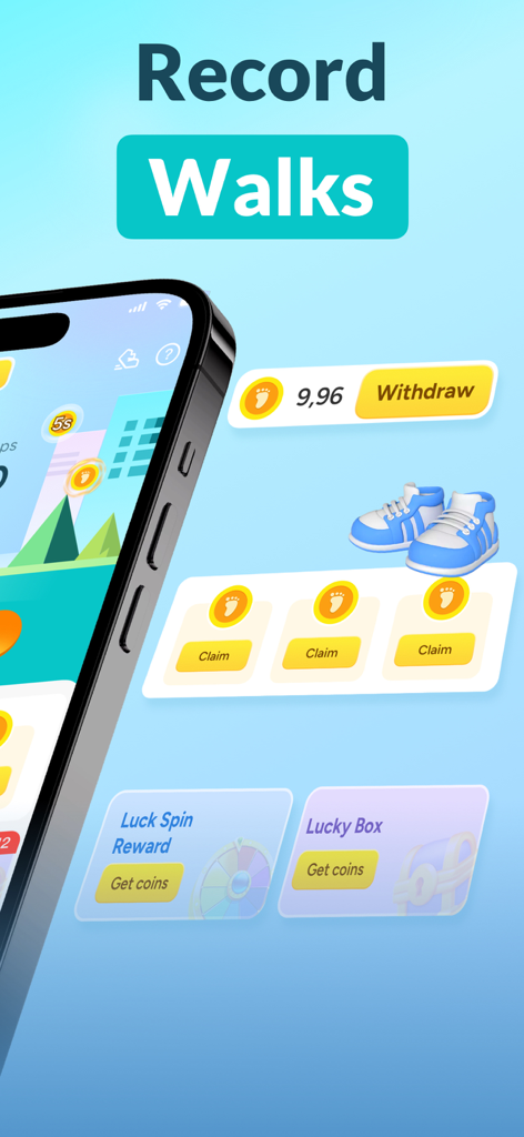 WalkStep: Tracker & Reward - Health & Fitness App | MWM