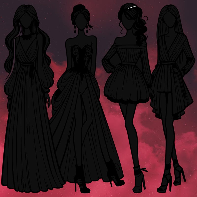 fashion models dresses