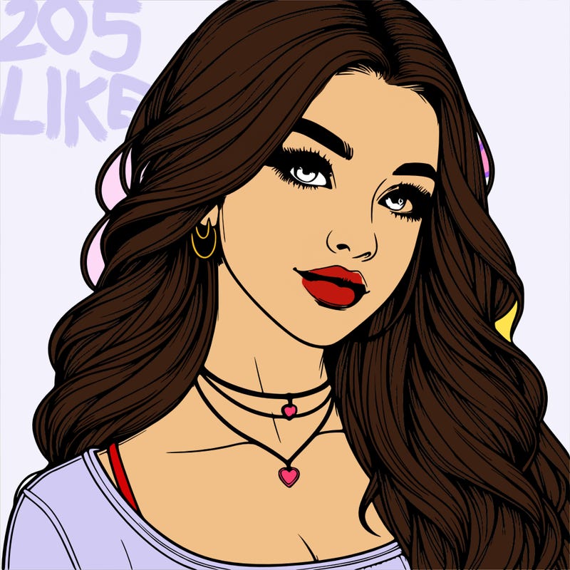 detailed realistic girl