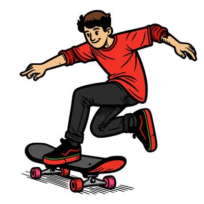 skateboarding