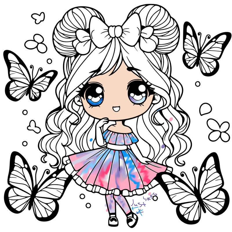 butterfly girl