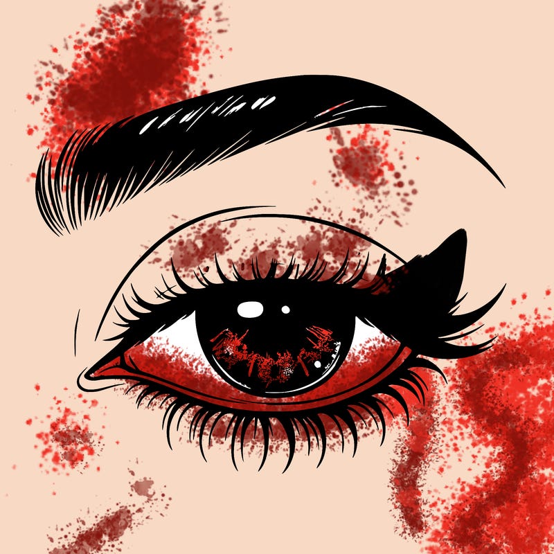 eye closed realistic