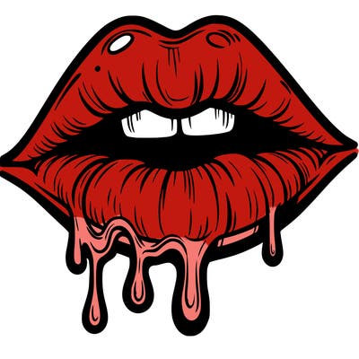 lips that look realistic and drip