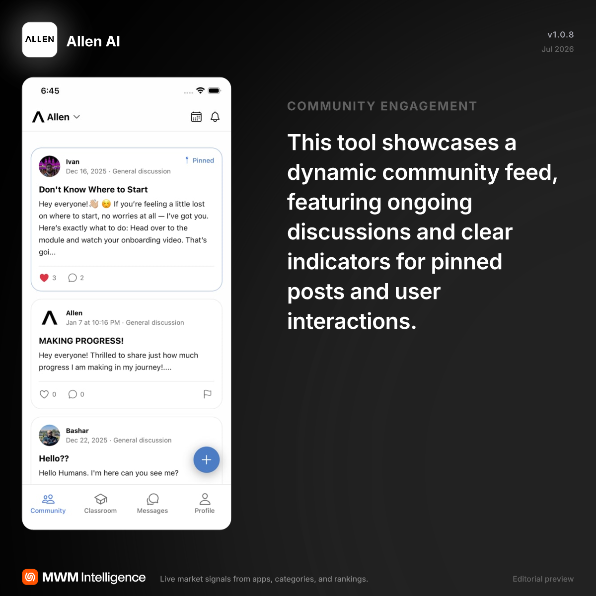 Allen AI - Education App | MWM