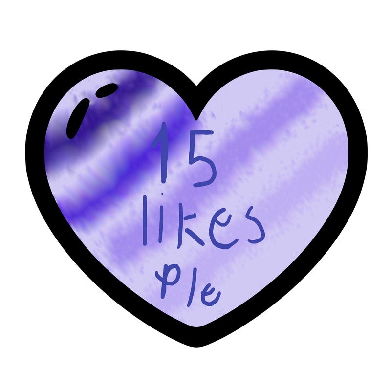 a blank heart