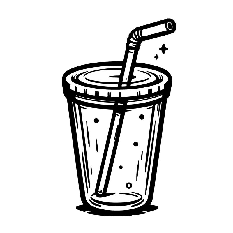 large tumbler with handle and a straw coming out of it