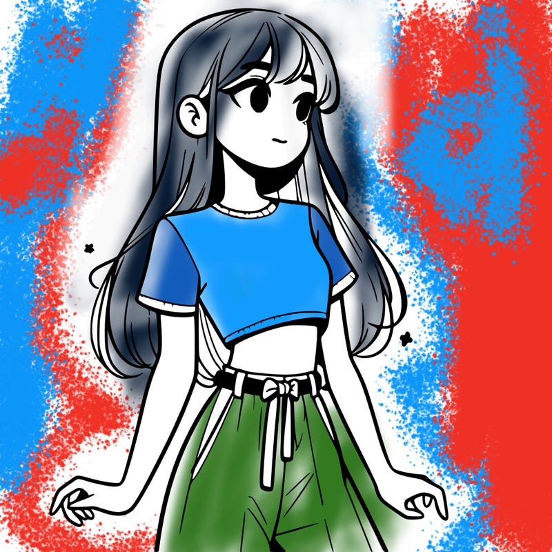 girl in a cute crop top