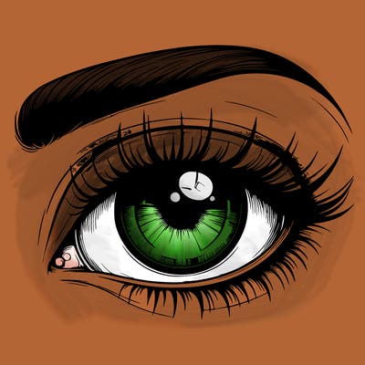 realistic eye