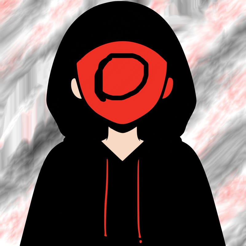 faceless girl in hoodie