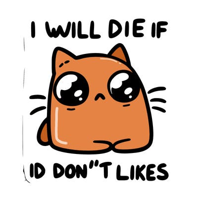 a cat that will die if we don’t get 10 likes