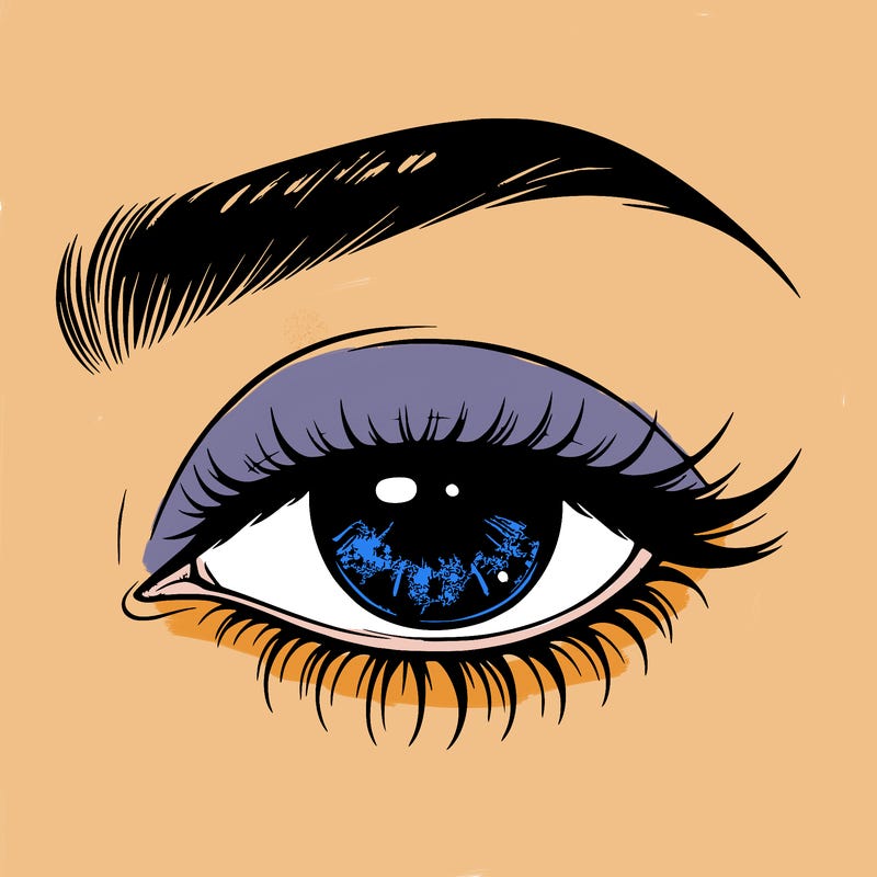 eye closed realistic