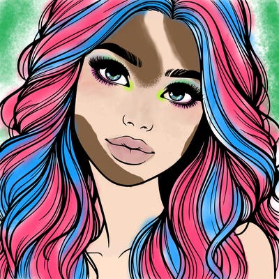 beautiful realistic girl