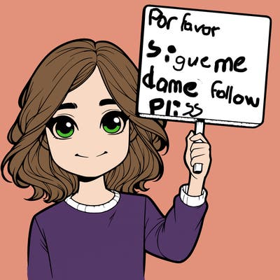 realistic girl holding up a sign