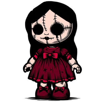 creepy doll