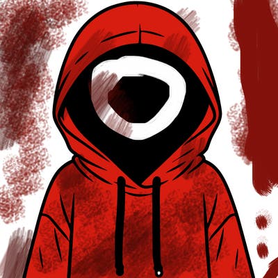 faceless girl in hoodie