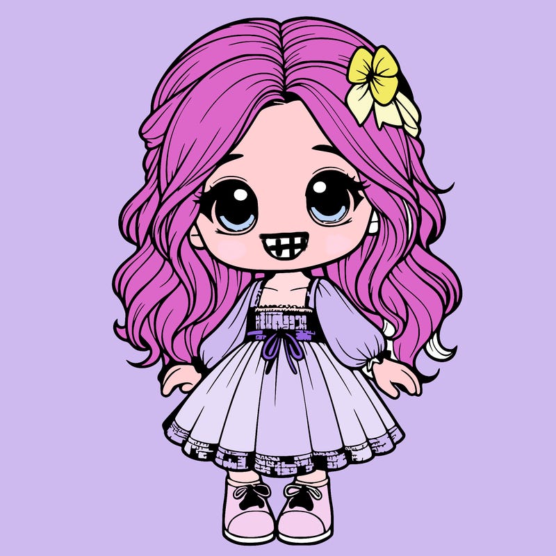 realistic little girl person