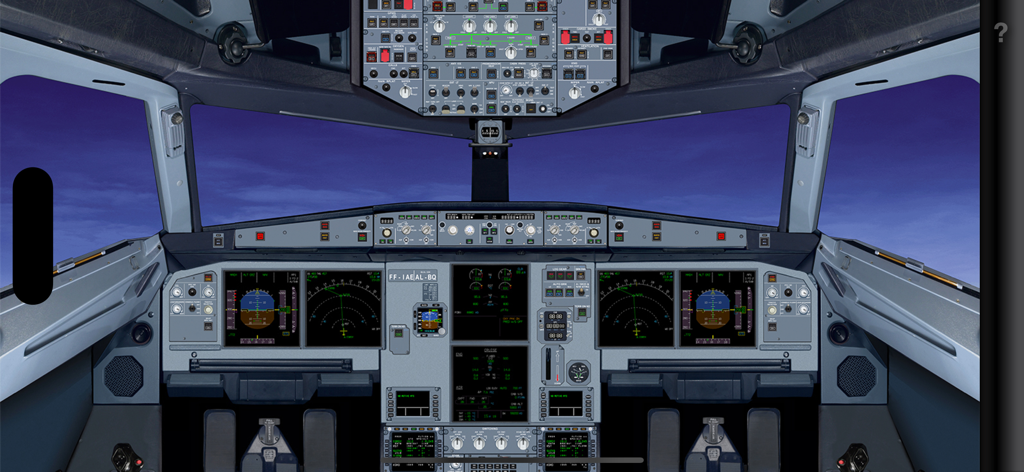 Acron A320 Cockpit Fam. - Une vue interactive réaliste du poste de pilotage et des panneaux d'instruments de l'Airbus A320