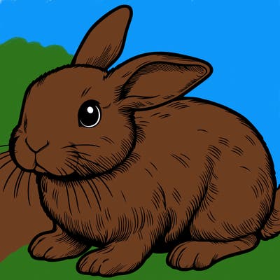 realistic bunny