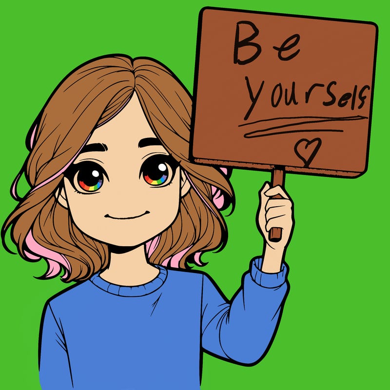 realistic girl holding up a sign