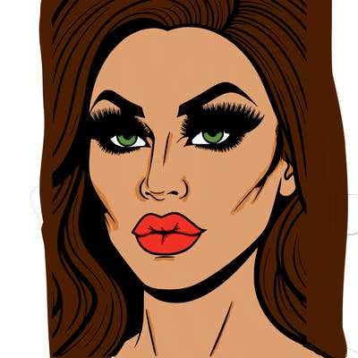 realistic drag queen