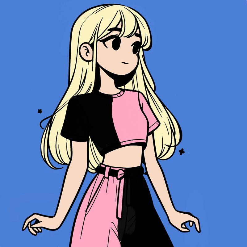 girl in a cute crop top