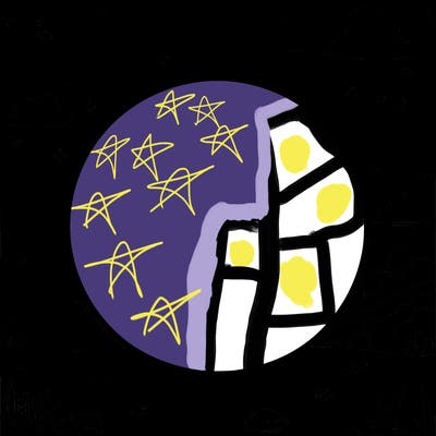 a circle with nothing around it