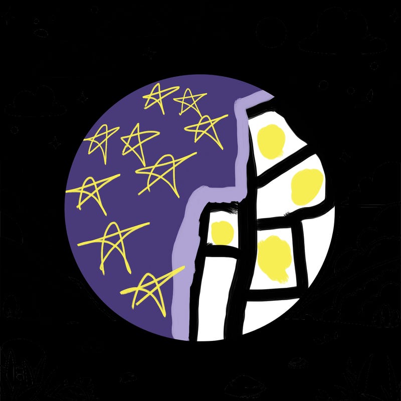 a circle with nothing around it