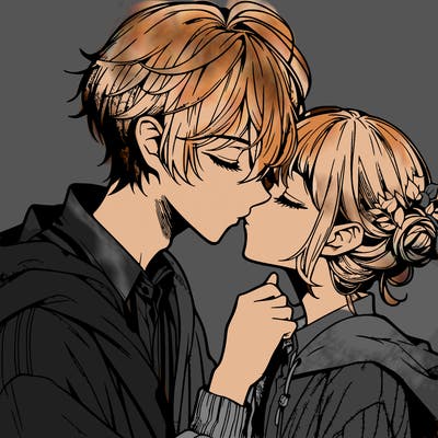 manga kissing