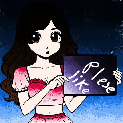 realistic pretty girl holding blank sign