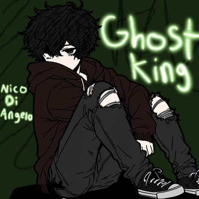 a male hoddie ripped jeans messy hair anime