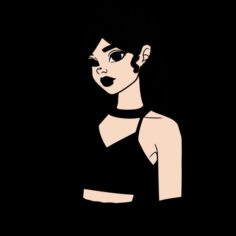 beautiful woman with braided hair crop top