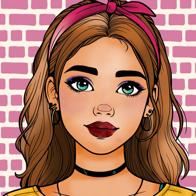 realistic teenage girl