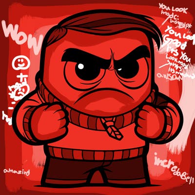 angry from inside out