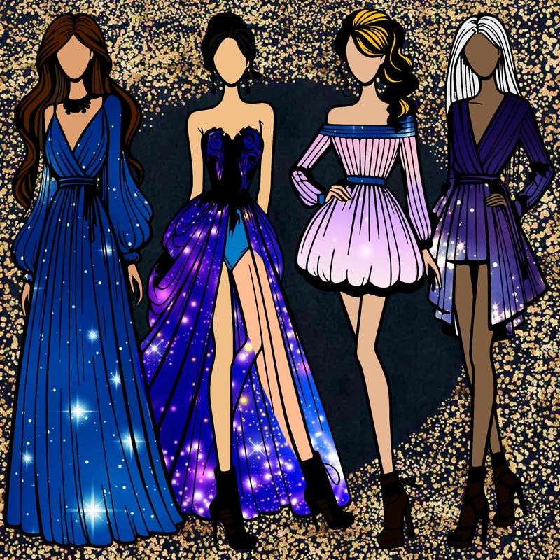 fashion models dresses